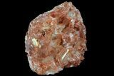 Natural, Red Quartz Crystal Cluster - Morocco #80541-4